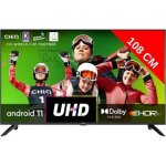 T�l�viseur led 4k 108 cm chiq u43glx android smart tv - uhd - 4k