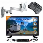 Pack antarion tv led 21. 5 54cm t�l�viseur full hd smart tv + support tv double bras + clavier sans