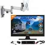 Pack antarion tv led 18. 5 47cm tlviseur hd 12v + support tv double bras