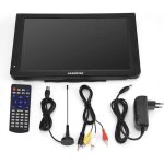 Tlviseur portable 11. 6 pouces dvb - t - t2 - noir - tv lcd avec rtroclairage par led - 1280 * 800 ...