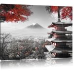 Temple japonais  lautomne photo sur toile taille: 60x40 cm peinture murale art print prt couvert lf8850 ...