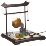 Jardin zen - temple - bouddha - 26x26x26cm - sable - intrieur - mixte