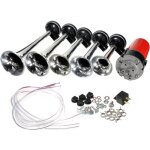 Tempsa 5 x 12v klaxon compresseur chrome trompette camion voiture véhicule moto Tempsa 5 x 12v klaxon compresseur chrome trompette camion voiture véhicule moto