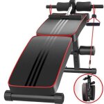 Tempsa banc de musculation pliable rglable abdominaux et dorsaux charge max 250kg 796384