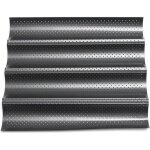 Tempsa cuisson moule de baguette pain franais anti - collage forme vague noir