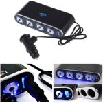 Tempsa multiprise allume cigare 4 prise chargeur + usb + led interrupteur adaptateur Tempsa multiprise allume cigare 4 prise chargeur + usb + led interrupteur adaptateur