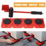 Outil de dmnagement - tempsa - lifter avec 4 roues - fer - rouge - 37x16. 5cm