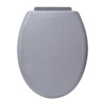 Abattant wc pp 18 pouces attaches plastiques - gris - tendance