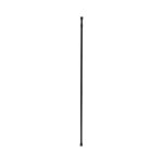 Barre de douche aluminium 135 - 250 cm - noir mat - tendance