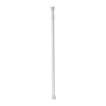 Tendance - barre de douche tringle extensible de 70  120 cm en aluminium blanc