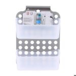 Serviteur pp pour paroi de douche + 2 paniers - gris / transparent - tendance