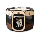 Tente pour animaux de compagnie enclos  huit cts cage pliable pour chat lit pour chat toutes saisons ...