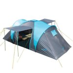 Tente de camping familiale dme - skandika hammerfest 4 - 4 personnes - 500x220cm - colonne deau 3000 ...