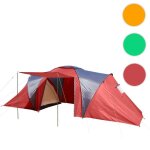 Tente de camping loksa 4 personnes d�me ~ rouge
