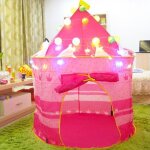 Tente enfants bb princesse pop up chateau filles 135 x105cm