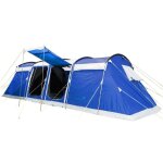 Tente familiale tunnel 10 personnes - skandika montana 10 sleeper protect - tapis de sol cousu - 2 cabines ...