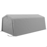 Tente garage carport dim. 62l x 33l x 24h m acier galvanis� robuste pe haute densit� 150 g / m� imperm�able ...