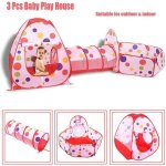 Tente de jeu enfant en 3 pièce / tente à balles avec tunnel piscine a balles jouet enfants cadeau Tente de jeu enfant en 3 pièce / tente à balles avec tunnel piscine a balles jouet enfants cadeau