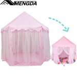 Tente de jeu enfants - mengda - ch�teau de princesse - tente de jeux enfant fille grand - sans guirlandes ...