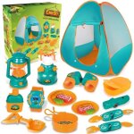 Tente de jeu pour enfants - zgeer - avec 30 accessoires de camping - jouets