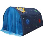 Tentes de jeu pour filles garons galaxy starry sky dream tentes de lit pour enfants portable avec rideau ...