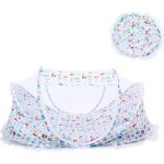 Tente moustiquaire bb 0 - 2 ans pour lit berceau pliable portable anti - insecte avec matelas oreiller ...