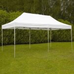 Tente pliante - pro - 3x6 m - aluminium anodis� - b�che polyester 300 g / m� - installation rapide