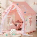 Tente de princesse - grande maison de jeu pour fille - ch�teau de jeu pour enfant - cadeau de no�l ou ...