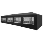 Tente de réception pliable chezdeco - haute qualité - anthracite - 12 x 3 x 255 m - résistance uv et ... Tente de réception pliable chezdeco - haute qualité - anthracite - 12 x 3 x 255 m - résistance uv et ...