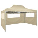 Tente de réception pliante - tonnelle - 3 x 45 m - couleur crème - protection uv Tente de réception pliante - tonnelle - 3 x 45 m - couleur crème - protection uv