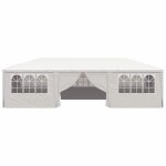 Tente de r�ception - wiens - 4x9 m - blanc - 90 g / m� pe - r�sistant aux uv - r�sistant � leau - parois ...