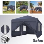 Tente de r�ception - yrhome - 3x6m - �tanche - montage facile - structure robuste