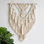 Tenture murale en macramé 55 x 70 cm tapisserie tisséedécoration dintérieur faite à la main décoration ... Tenture murale en macramé 55 x 70 cm tapisserie tisséedécoration dintérieur faite à la main décoration ...