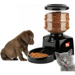 Tera� distributeur automatique programmable de nourriture 55l avec enregistrement vocal pour chien chat ...