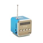 Tera mini enceinte portable / haut - parleur numrique avec la fonction fm radio slot de carte sd / ...