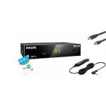 Terminal récepteur satellite eutelsat philips dsr3031f fransat + hdmi + carte fransat + câble 12v (pack ... Terminal récepteur satellite eutelsat philips dsr3031f fransat + hdmi + carte fransat + câble 12v (pack ...