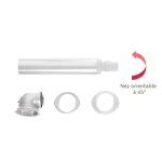 Kit ventouse horizontale 60 / 100mm pour megalis condens