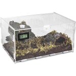 Terrarium en acrylique pour escargots 30 cm * 20 cm * 15 cm bo�te dalimentation en acrylique pour reptiles ...