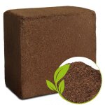 Terreau de coco 5 kg bloc compress� 75 l substrat naturel ultra absorbant pour plantes & jardin