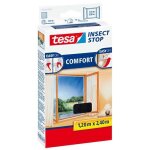 Moustiquaire comfort - tesa - 1, 20 m x 2, 4 m - blanc - fixation auto - agrippante - ajustable