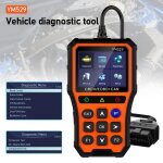 Testeur de batterie de scanner obd2 pour voiture mthode de diagnostic de filaire et bluetooth avec voyant ...
