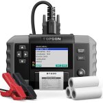 Testeur de batterie - bt600 - 12v / 24v - analyseur auto - imprimante int�gr�e