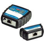 Testeur de c�bles lan - value - quicker 13. 99. 3001 - rj45 / utp - test open shot cross - led et acoustique ...