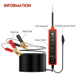 Testeur de circuit lectrique - em285 - 6 - 24v dc - cble de 16 pieds - protection contre les surcharges ...