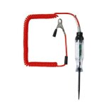 Testeur de circuit �lectrique - professionnel - 6v 12v 24v - �cran lcd - lampe de test - noir
