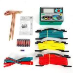 Testeur de rsistance - numrique - couleur verte - alimentation filaire - non aimant