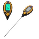 Testeur de sol 4 en 1 soil tester sol m�tre dhumidit� - lumi�re - testeur de ph pour moniteur deau des ...