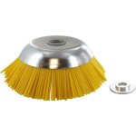 T�te brosse conique nylon - � 200 mm al�sage 254 mm bague de r�duction 20 mm hauteur 65 mm