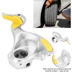 Démonte - pneu - monte - démonte - tête de canard 30mm - acier inoxydable - argent + jaune - universel ... Démonte - pneu - monte - démonte - tête de canard 30mm - acier inoxydable - argent + jaune - universel ...