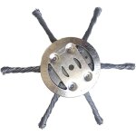 T�te de coupe en fil acier pour d�broussailleuse lame pour d�sherbage (6 t�tes)